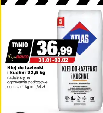 Bricomarche Klej do płytek Atlas oferta
