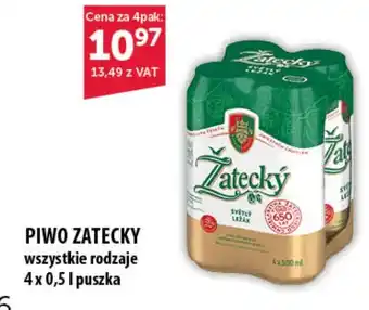 Eurocash Cash & Carry PIWO ZATECKY 4 x 500 ml oferta