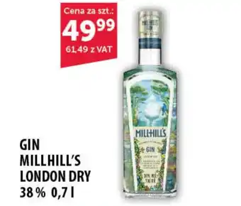 Eurocash Cash & Carry GIN MILLHILL'S LONDON DRY 38% 0,7 l oferta