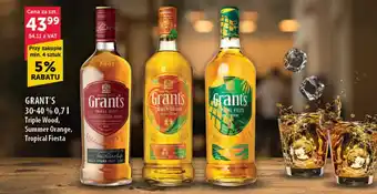 Eurocash Cash & Carry GRANT'S 30-40% 0,7 l oferta