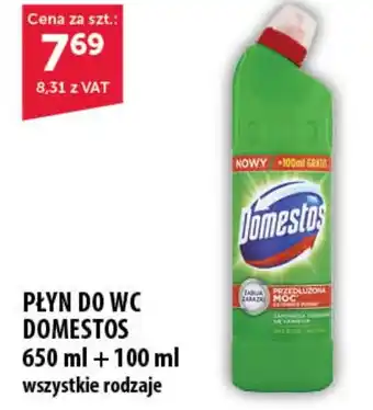 Eurocash Cash & Carry PŁYN DO WC DOMESTOS 650 ml+ 100 ml oferta