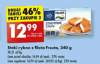 Biedronka Steki rybne z fileta Frosta, 340 g oferta