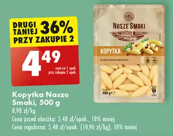 Biedronka Kopytka Nasze Smaki, 500 g oferta