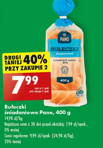 Biedronka Bułeczki śniadaniowe Pano, 400 g oferta