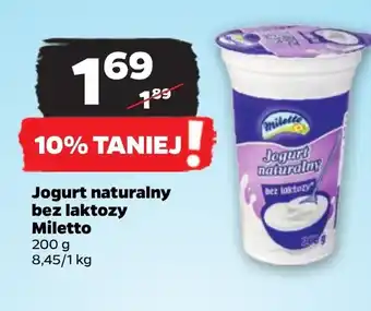 Netto Jogurt bez laktozy Miletto oferta