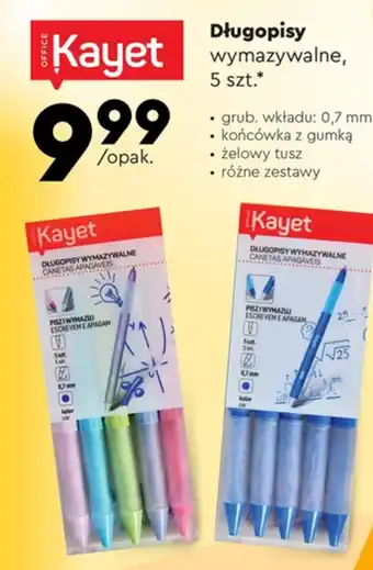 Biedronka Długopis Kayet oferta