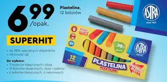 Biedronka Plastelina Astra oferta
