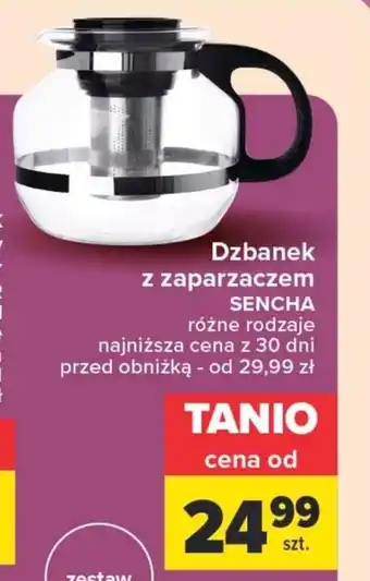 Carrefour Dzbanek z zaparzaczem Sencha oferta