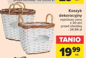 Carrefour Koszyk dekoracyjny oferta