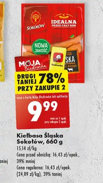 Biedronka Kiełbasa Sokołów oferta