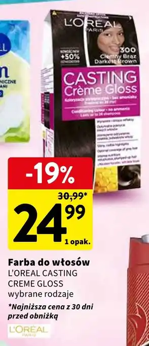 Intermarche Farba do włosów L'OREAL CASTING CREME GLOSS oferta