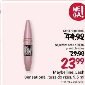 Rossmann Tusz do rzęs Maybelline oferta