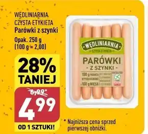 ALDI Parówki Wędliniarnia oferta
