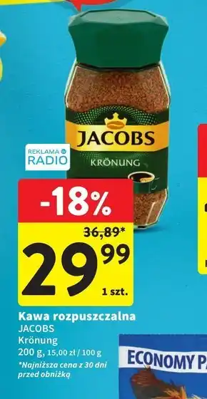 Intermarche Jacobs Krönung Kawa rozpuszczalna 200 g oferta