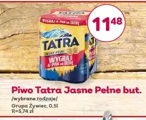 Społem Tatra Piwo jasne pełne 4 x 500 ml oferta