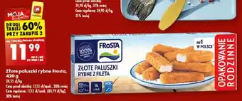 Biedronka Złote paluszki rybne Frosta, 420 g oferta