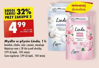 Biedronka Mydło w płynie Linda, 1 l oferta