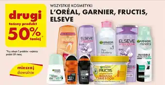 Biedronka WSZYSTKIE KOSMETYKI L'ORÉAL, GARNIER, FRUCTIS, ELSEVE oferta