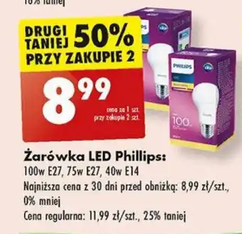 Biedronka Zarówka LED Phillips oferta
