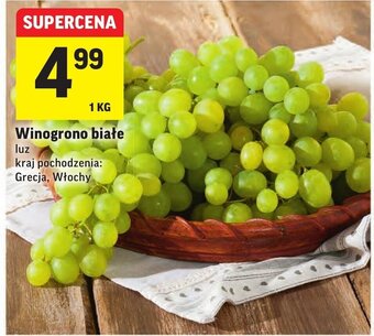 Intermarche Winogrono białe 1kg oferta