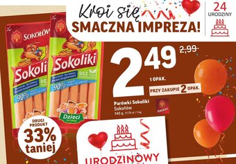 Intermarche Parówki Sokoliki 140g oferta