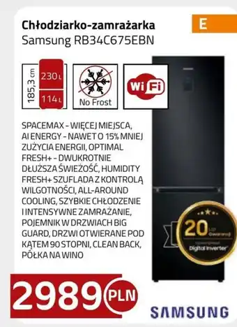 Kakto Chłodziarko zamrażarka Samsung oferta