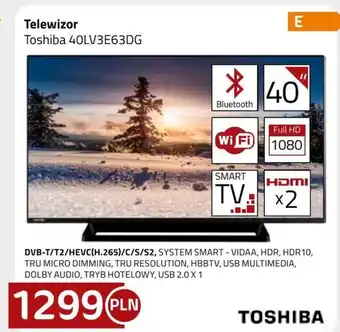 Kakto Telewizor Toshiba oferta