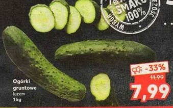 Kaufland Ogórki gruntowe 1kg oferta