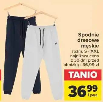 Carrefour Market Spodnie dresowe męskie oferta