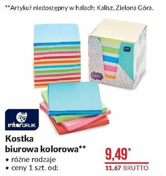 Makro Kostka biurowa kolorowa oferta