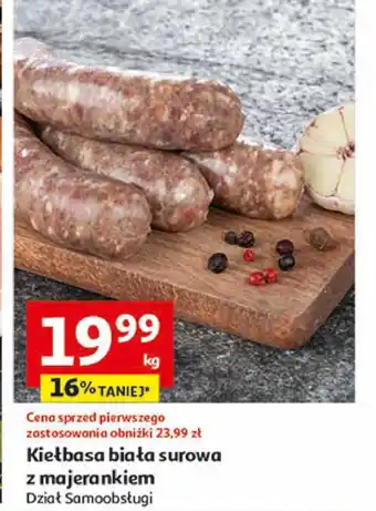 Auchan Kiełbasa biała oferta