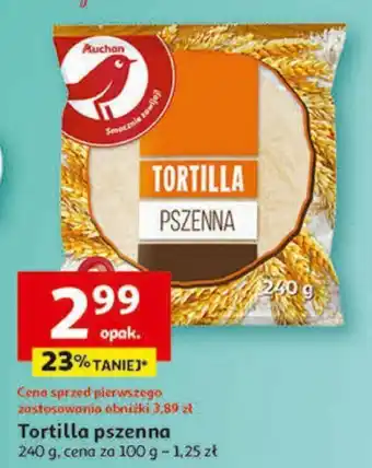 Auchan Tortilla pszenna 240 g oferta