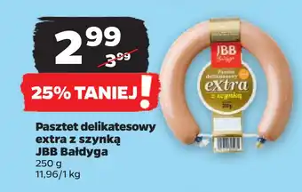 Netto Pasztet delikatesowy extra z szynką JBB Bałdyga oferta