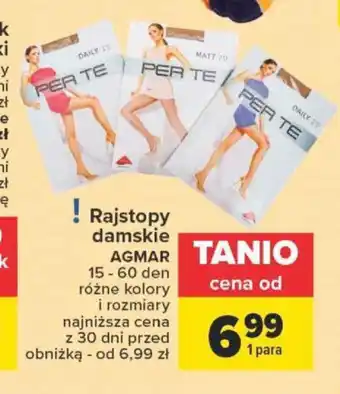 Carrefour Market Rajstopy damskie AGMAR oferta