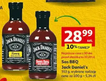 Auchan Sos BBQ Jack Daniel's 553 g oferta