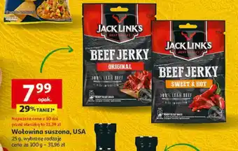 Auchan Wołowina suszona, USA 25 g oferta