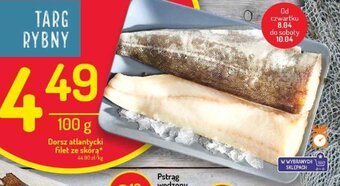Delikatesy Centrum Dorsz atlantycki filet ze skórą 100g oferta