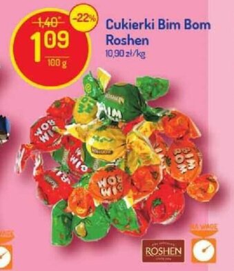 Delikatesy Centrum Cukierki Bim Bom Roshen 100g oferta