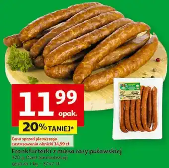 Auchan Frankfurterki z mięsa rasy puławskiej oferta