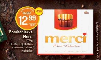 Delikatesy Centrum Bombonierka Merci 250g oferta