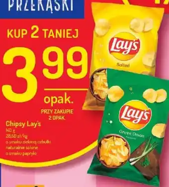 Delikatesy Centrum Chipsy Lay's 140g oferta