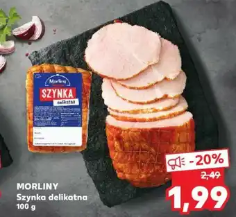 Kaufland Morliny szynka delikatna 100g oferta