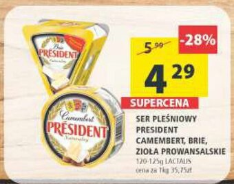 Arhelan Ser pleśniowy President 120-125g oferta