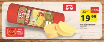 Arhelan Ser żółty Salami 1kg oferta