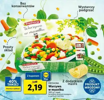 Lidl Warzywa w masełku oferta