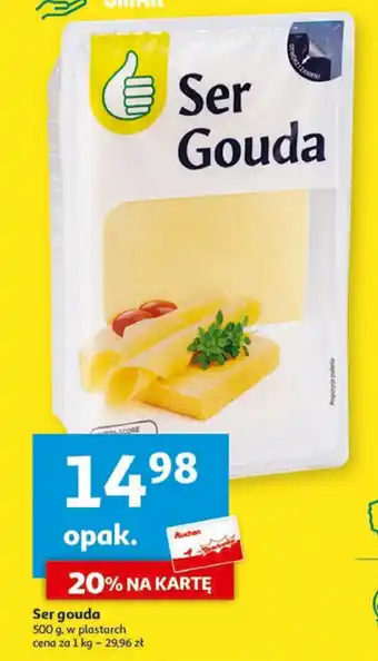 Auchan Ser gouda 500 g oferta