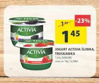 Arhelan Jogurt Activia śliwka, truskawka 120g oferta