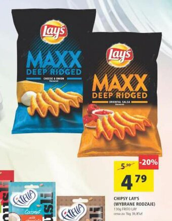 Arhelan Chipsy Lay's 130g oferta