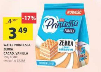 Arhelan Wafle Princessa Zebra 150g oferta