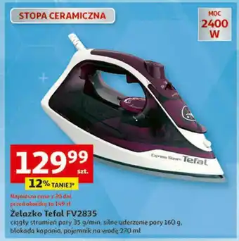Auchan Żelazko Tefal FV2835 oferta